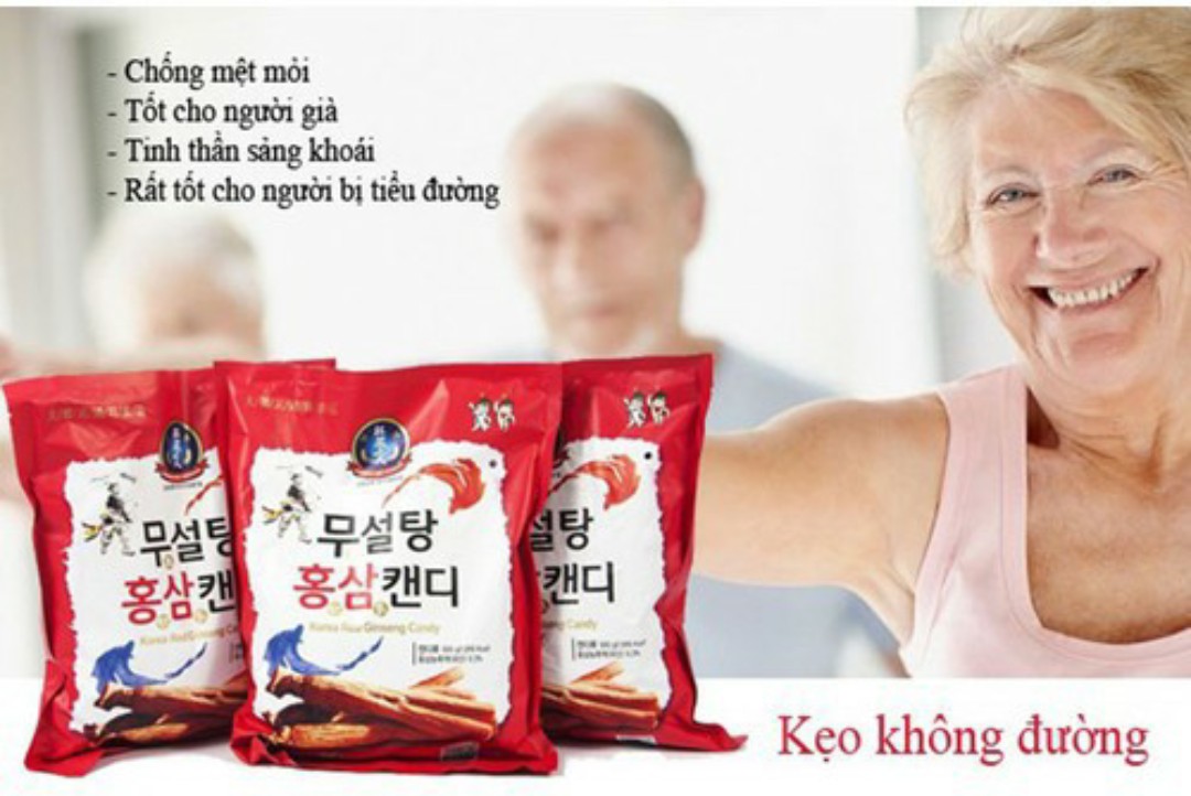 ☆ KẸO HỒNG SÂM KHÔNG ĐƯỜNG HÀN QUỐC