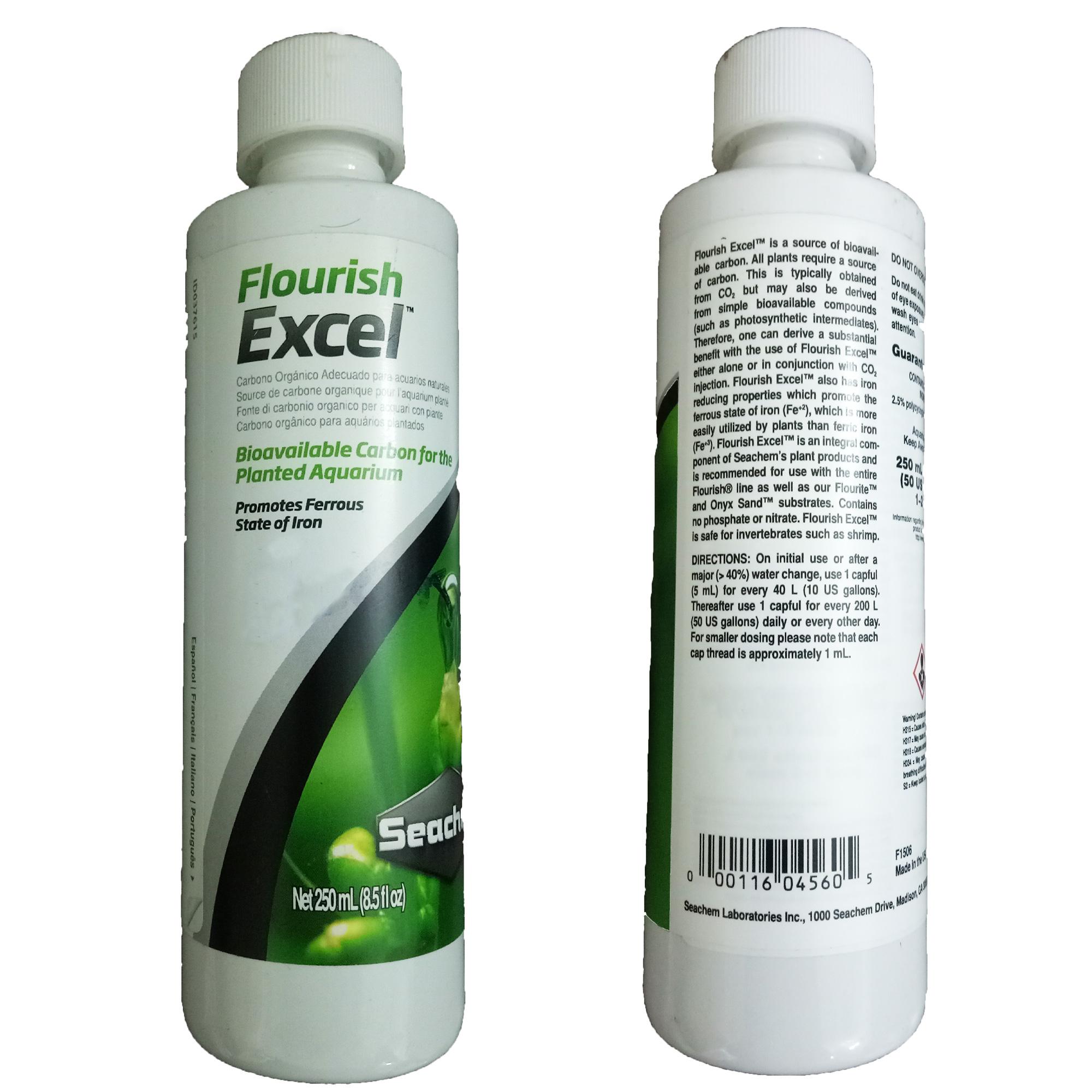 Phân Nước 250ml Seachem Flourish Excel Chai Lớn Hàng Mỹ - Bổ Sung CO2 Dùng Cho Thủy Sinh