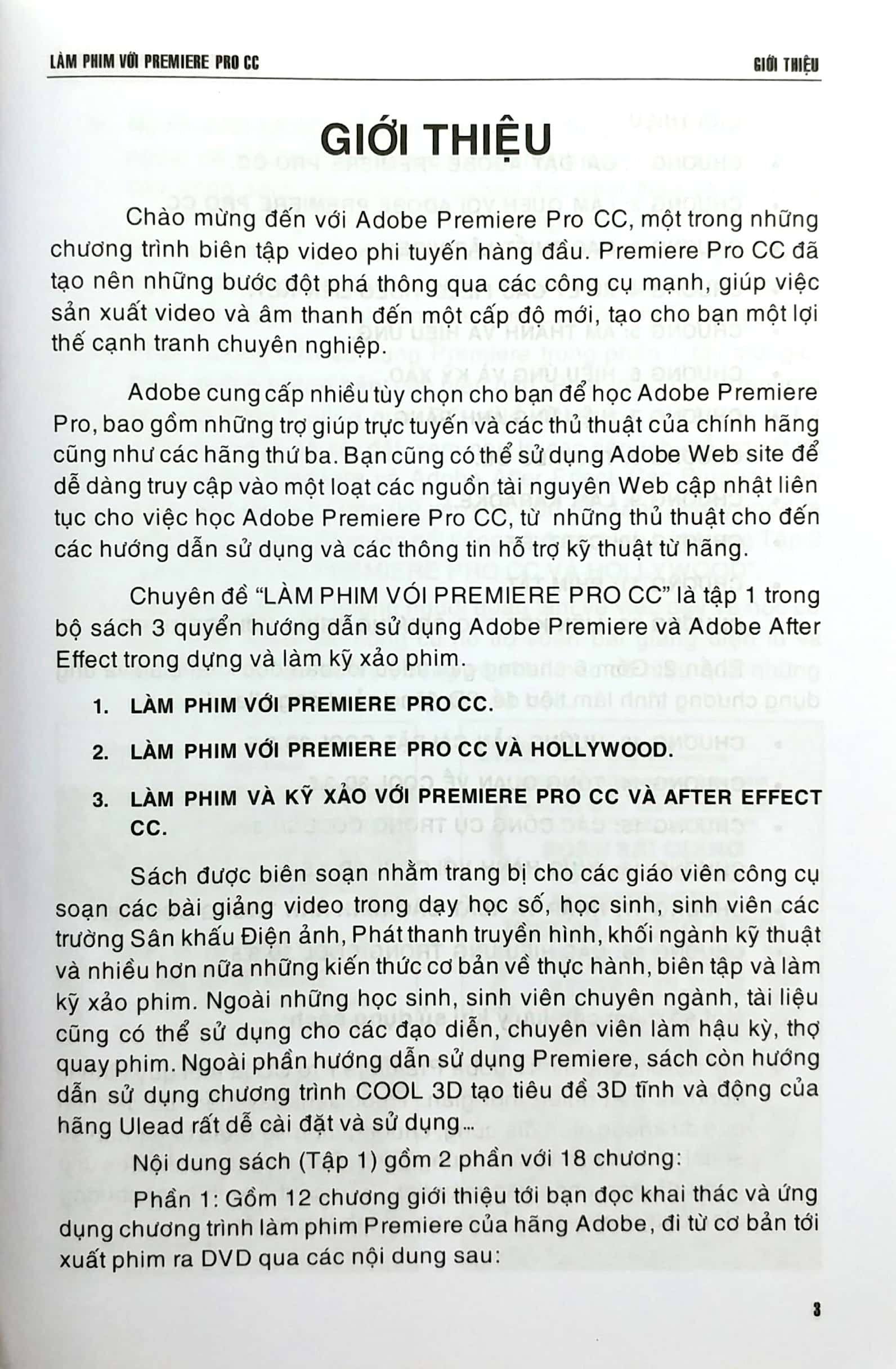 Làm Phim Với Premiere Pro CC