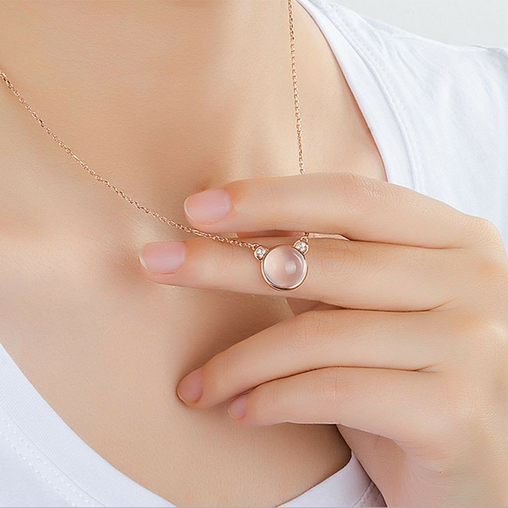 Dây chuyền mặt đá Lotus Stone Gấu