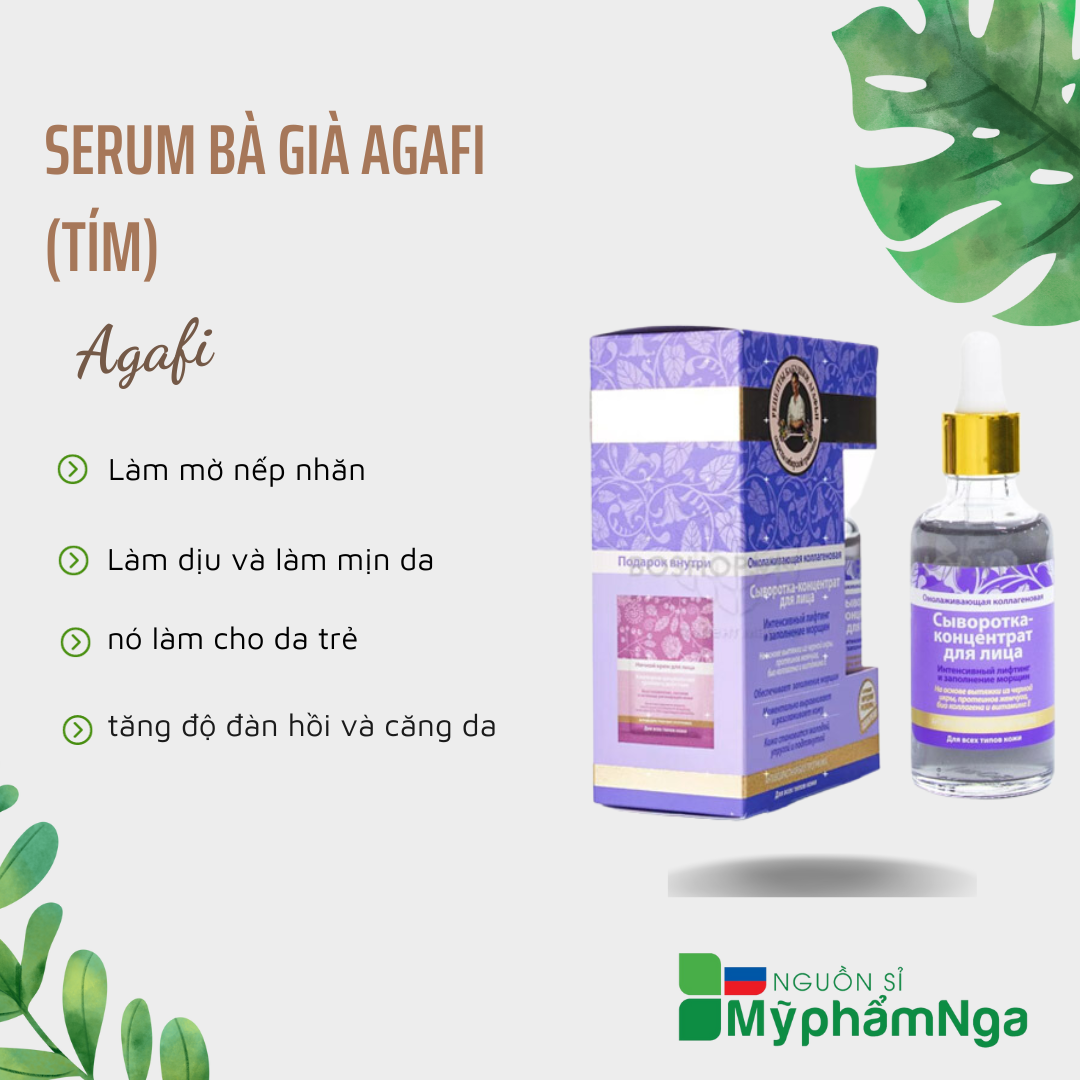 [HCM]Serum Bà Già Agafi (Tím)