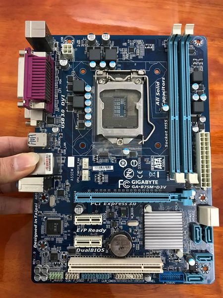 MAINBOARD GIGABYTE B75M-D3V SOCKET 1155 (HỖ TRỢ FULL CPU I5, I7)