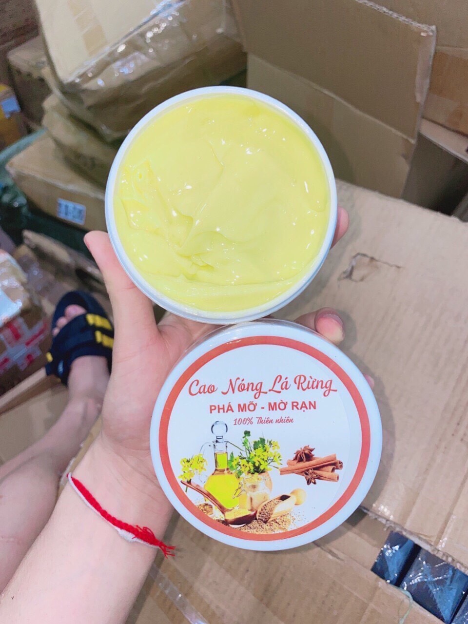 Cao Nóng lá Rừng Tan Mỡ, Mờ Rạn Da