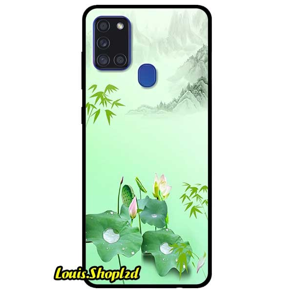 [HCM]Ốp Lưng Dành Cho Samsung Galaxy A21s - Tranh Sen