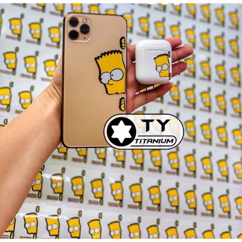 [HCM]tem sticker lấp ló dán điện thoại dán ipod