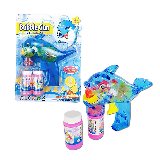 Bộ Đồ Chơi Cá Heo Bắn Bong Bóng Dành Cho Bé