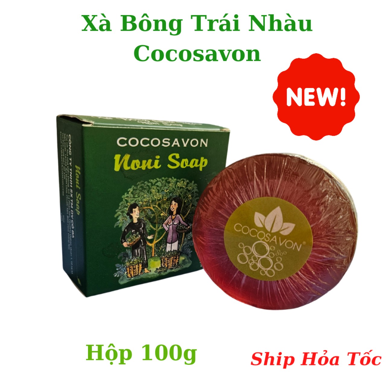 Xà Bông Trái Nhàu Cocosavon 100gr