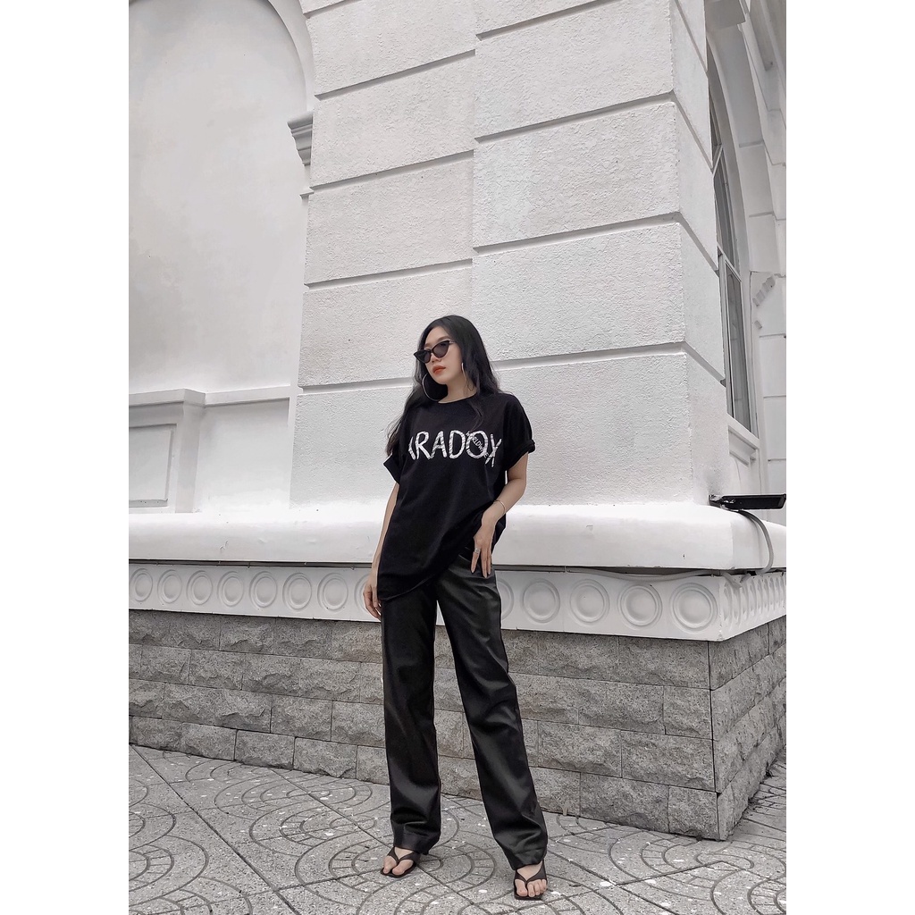 §→ [Mã INCU50 giảm 50k đơn 250k] Áo thun Paradox SCRATCH LOGO TEE (Black)