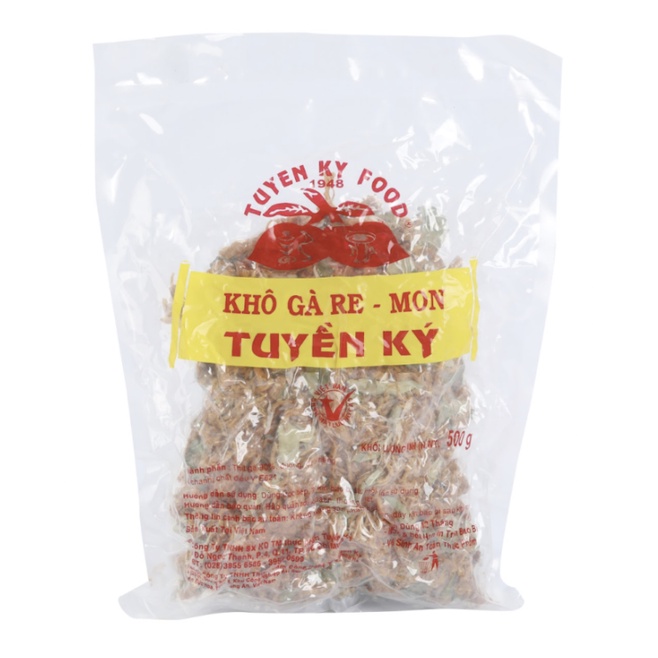 Khô gà re-mon hủ 150g, 200g gói 500g – tuyền ký