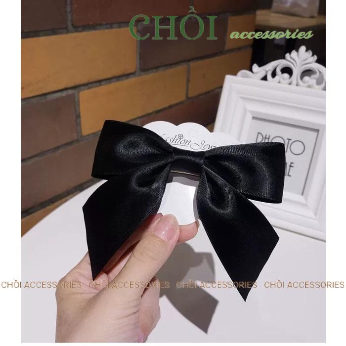 Cặp tóc, kẹp tóc nơ ruy băng cỡ lớn thời trang Hàn Quốc - Y008