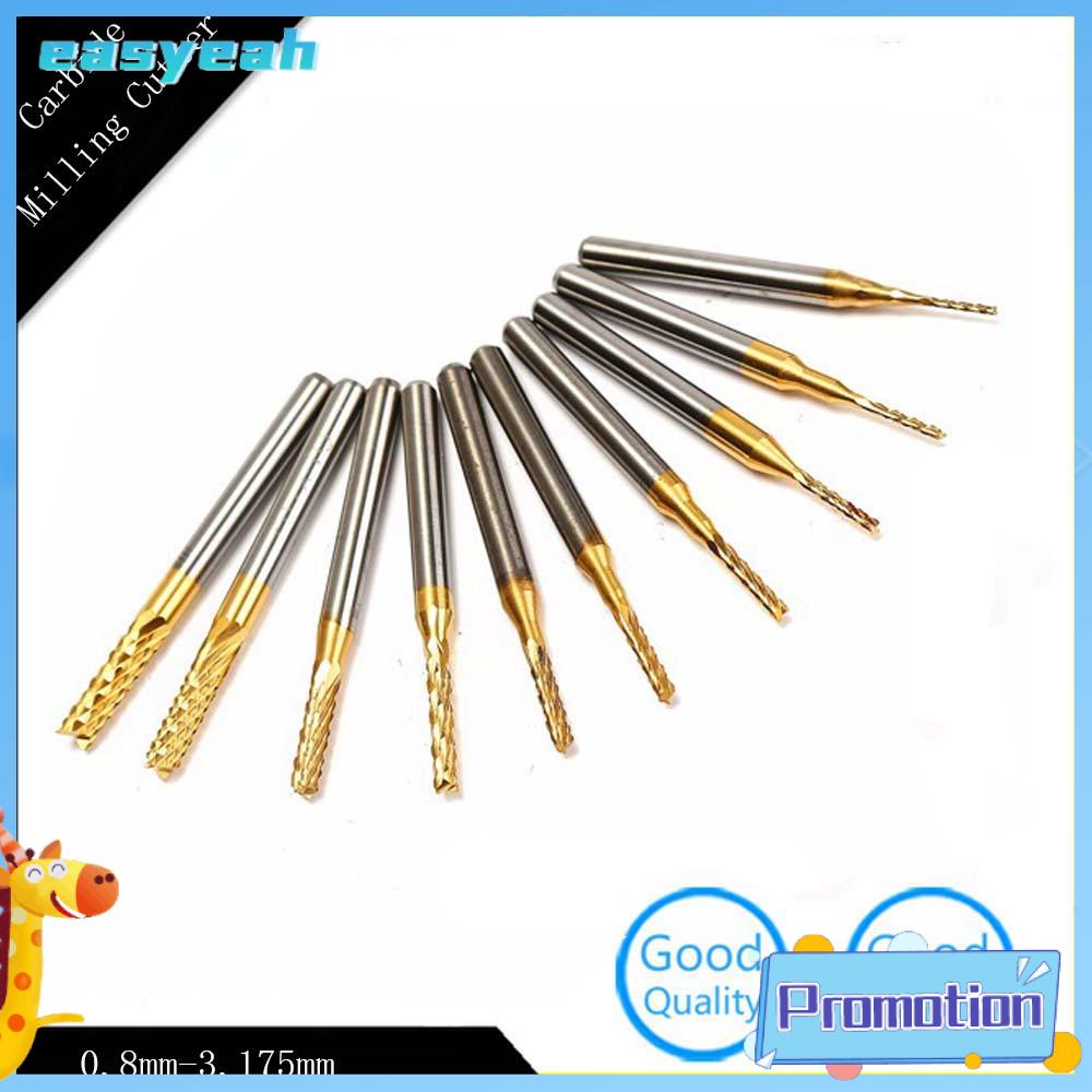 Easyay Máy Mài Trục PCB CNC Mũi Khoan Phủ Titan Mũi Phay Dao Cắt Cạnh Mũi Phay