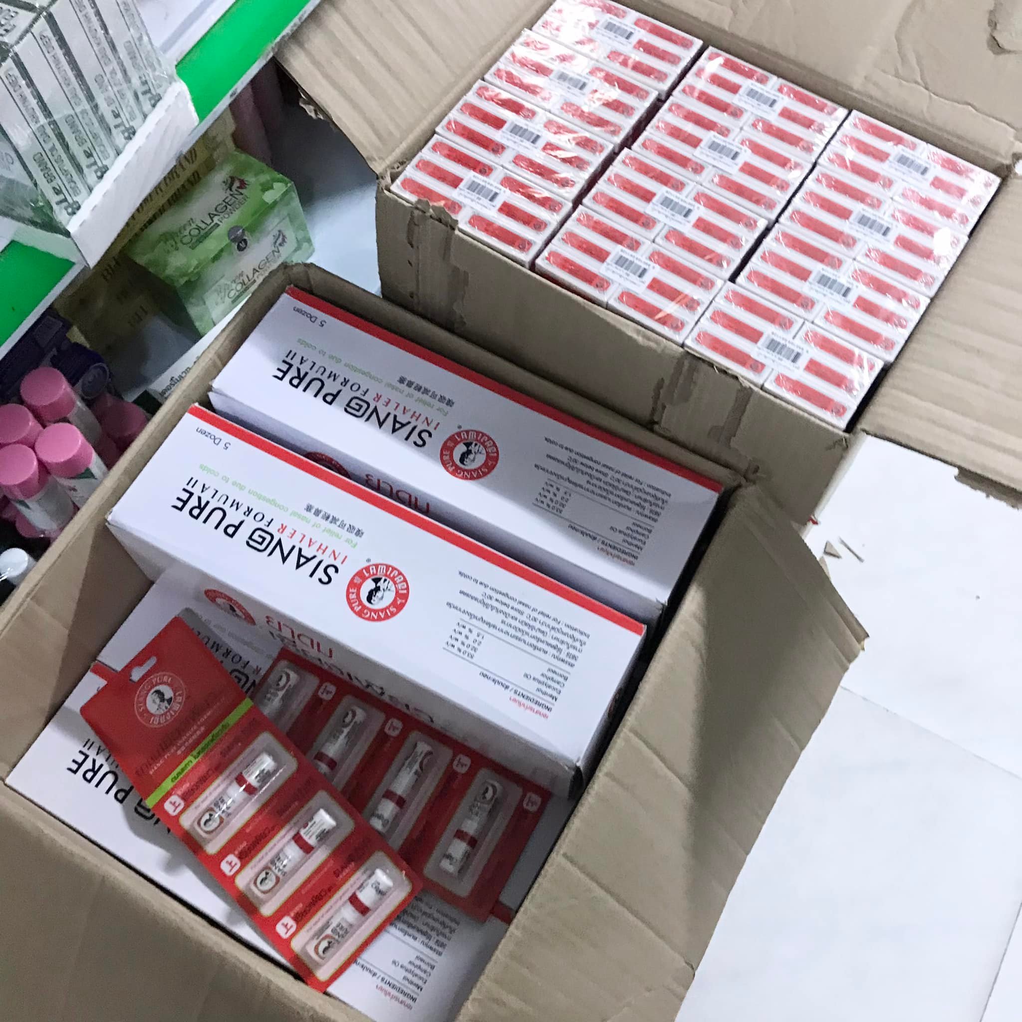 Ống Dầu hít mũi Siang Pure (ông già)Thái Lan