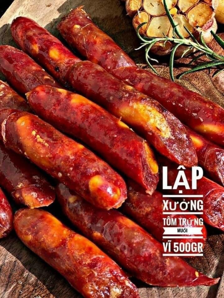 Lạp xưởng trứng muối 500gr