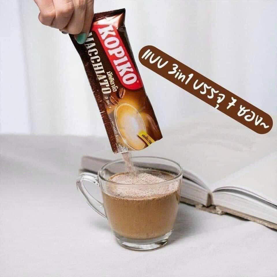 Cafe Hòa Tan Kopiko Macchiato gói lớn