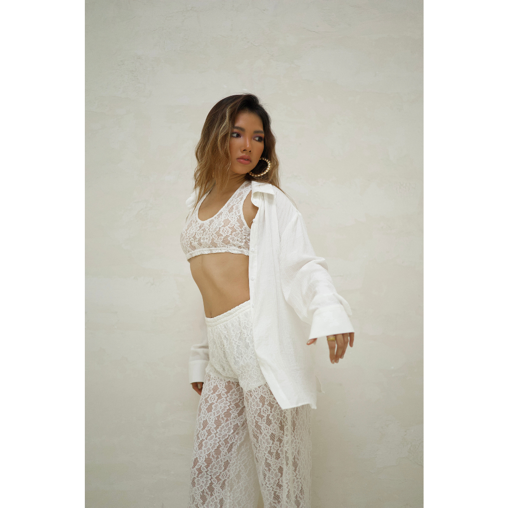 MACHNHADUONG - Áo sơmi basic màu trắng - COCO SHIRT WHITE