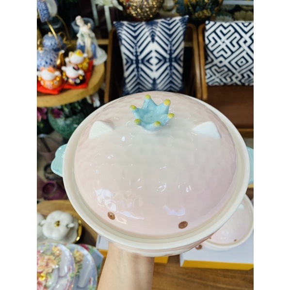 Nồi mì heo xinh sứ cao cấp