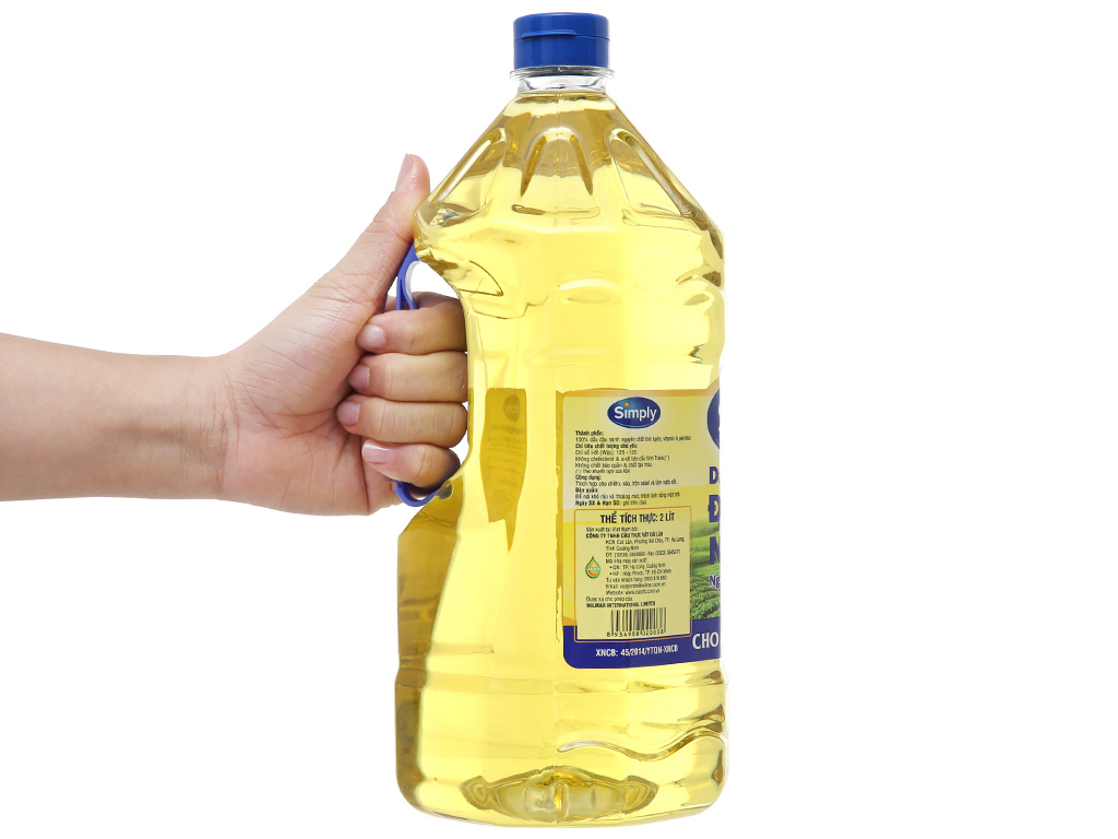 Dầu đậu nành nguyên chất Simply can 2 lít