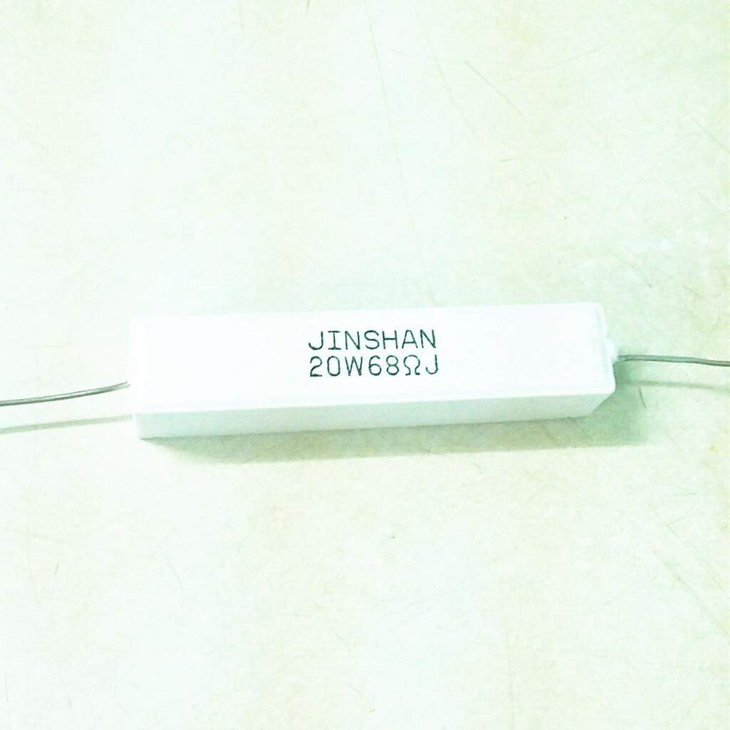 [HCM]Điện trở sứ 20W68OHM 2 cái
