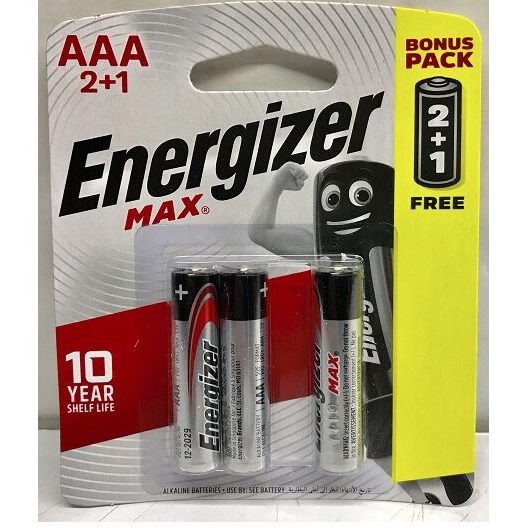 Pin tiểu AAA Energizer Max E91 1.5V - Hàng chính hãng