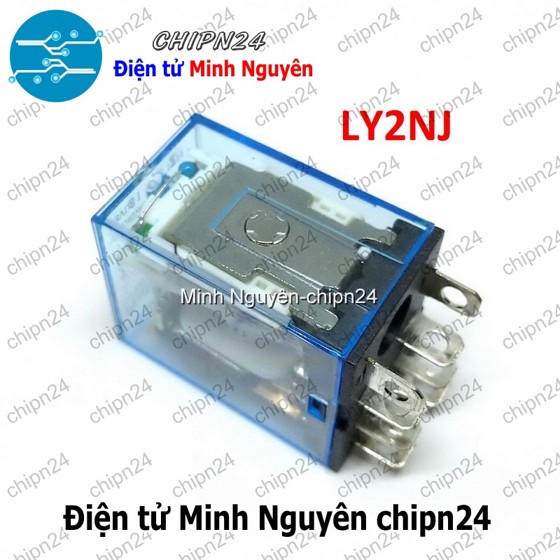 [1 con] (F86.T) Relay kiếng 8 chân 10A 12VDC (LY2NJ LY2N-J JQX-13F)