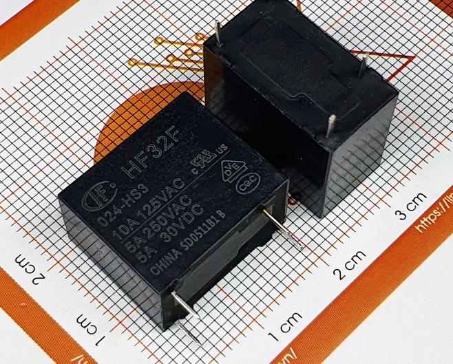 Hongfa relay 5a 24v jzc/hf32f-024-hs3