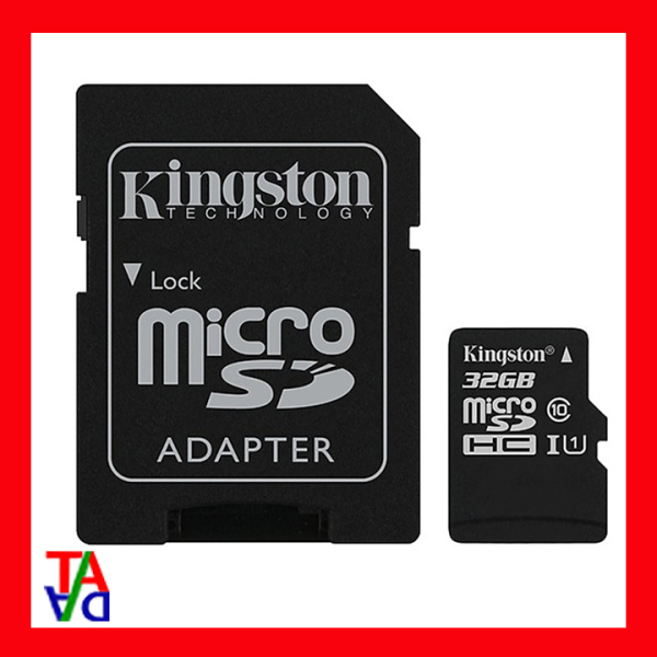 Thẻ Nhớ Micro SDHC Kingston 32GB Class 10 (Có Adapter)