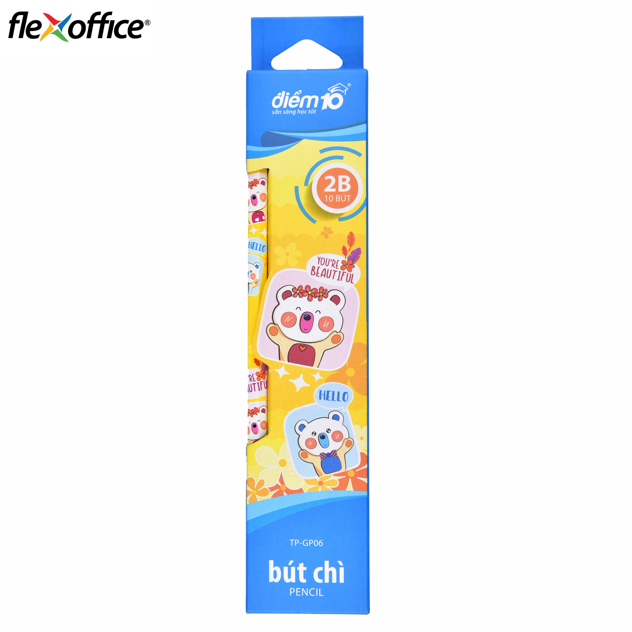 Bút chì gỗ 2B Điểm 10 TP-GP06