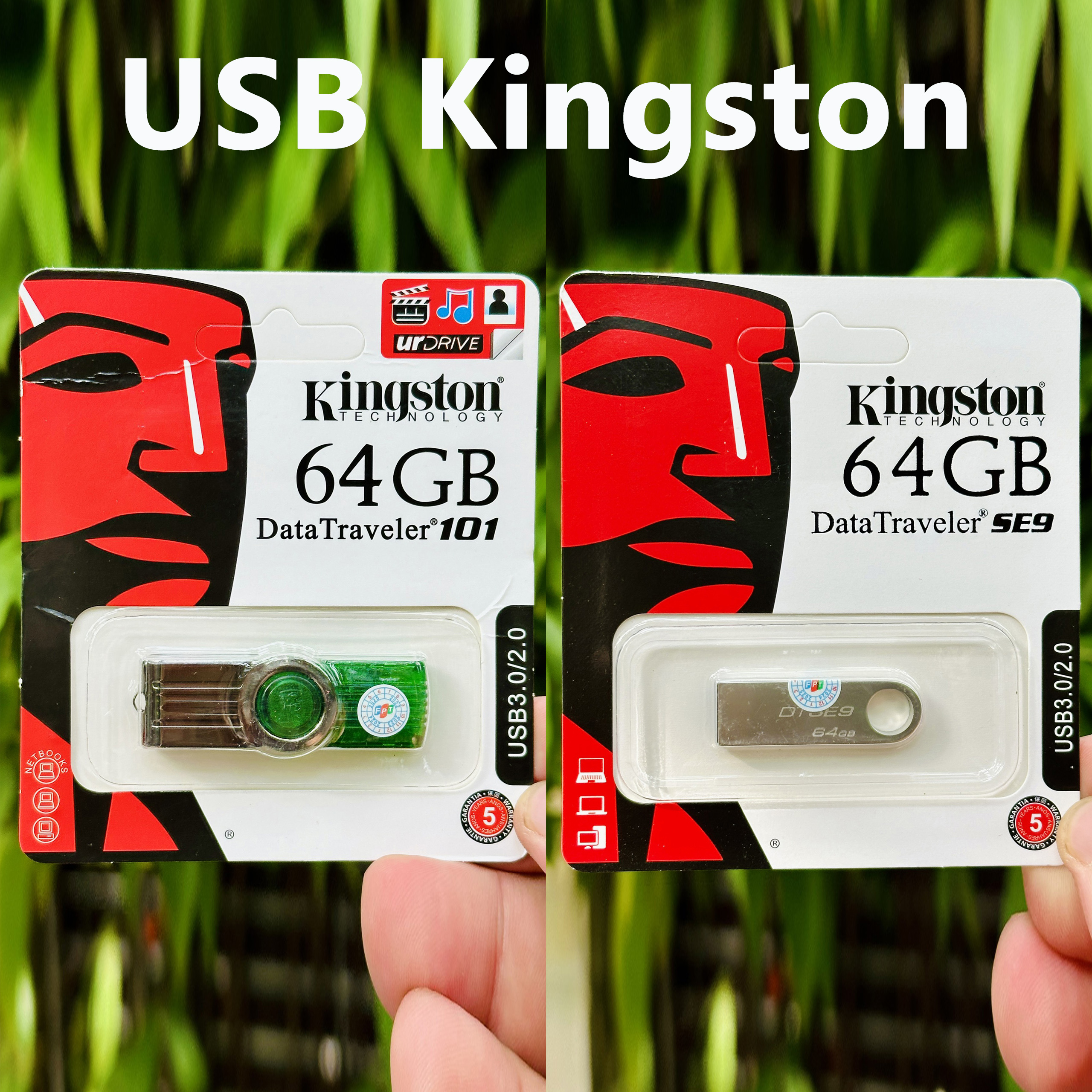 USB Kingston 128GB/64GB/32GB/16GB/8GB/4GB Nhỏ Gọn kington DT101,kington se9 hàng chuẩn nhập khẩu