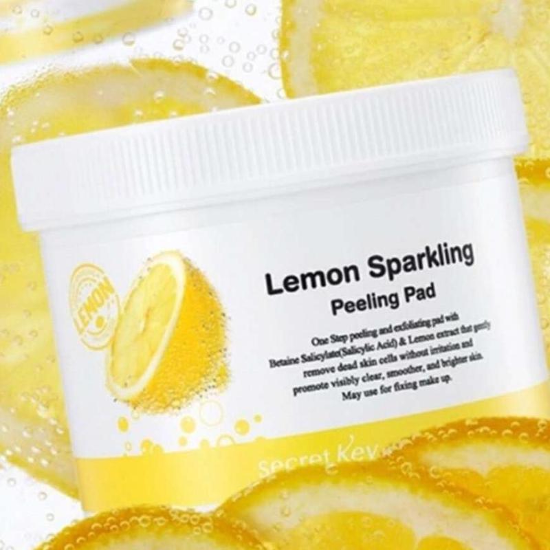 Tẩy Tế Bào Chết Dạng Miếng Secret Key Lemon Sparkling Peeling Pad 70 miếng cao cấp