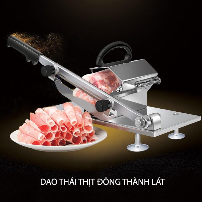 Dao thái thịt đông lạnh bằng Inox