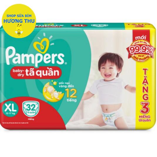 Tã/Bỉm Quần Pampers Size XL 32 miếng (dành cho bé từ 12 - 17kg)