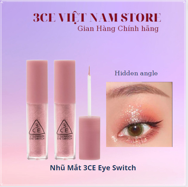 Nhũ Mắt 3CE Eye Switch - Hidden Angle Second Split
