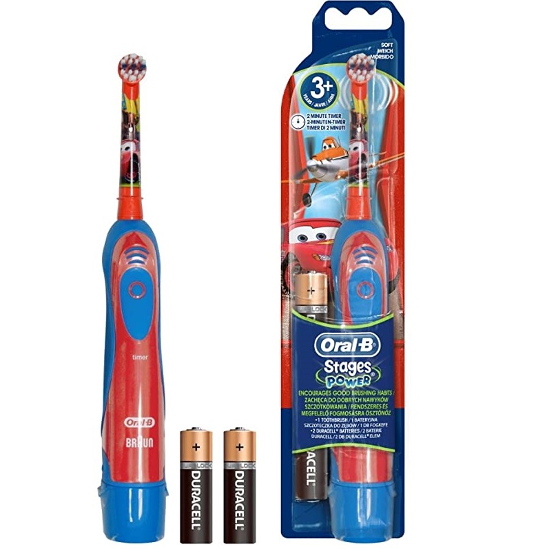 Bàn chải trẻ em bằng pin Oral B (Stages Power Disney) 3+