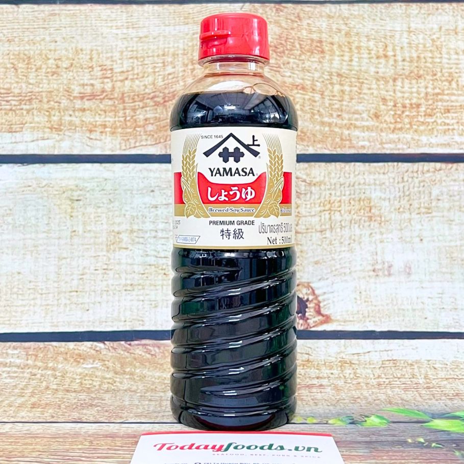 Nước Tương Đậm YAMASA Premium Grade chai 500ML sản phẩm cao cấp nhập chính hãng