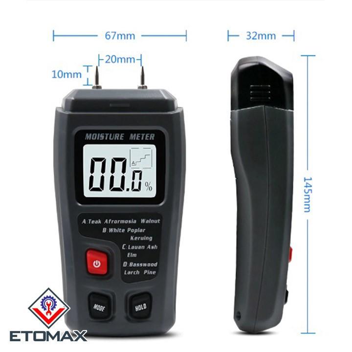 máy đo nhiệt độ độ ẩm gỗ