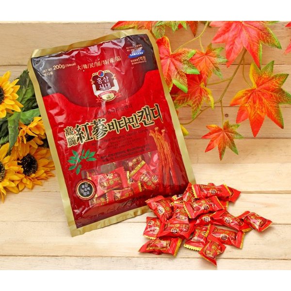 [HCM]Kẹo Hồng Sâm Hàn Quốc 200g