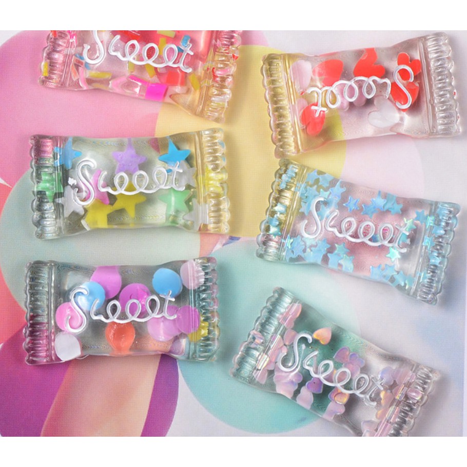 Jibbitz/ charm/ stick hình kẹo Sweet