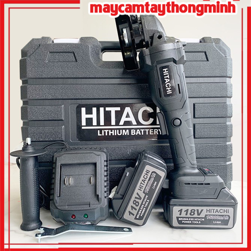 Máy mài cầm tay pin Hitachi 118V - 2 PIN 20000mAh - Động cơ không