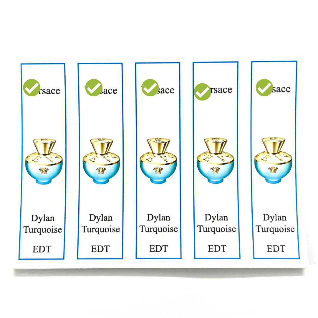 [Ho Chi Minh] combo 10 Versace perfume bottle sticker for all-inclusive bottle