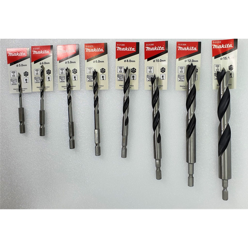 Mũi khoan gỗ đuôi lục giác 6.35mm Makita - Chính Hãng