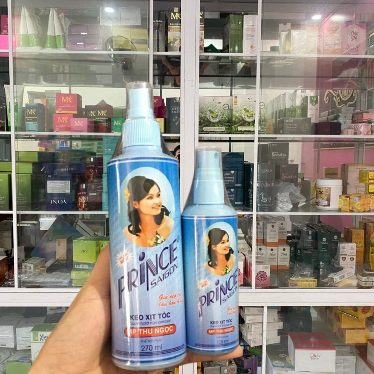 Keo xịt tóc Prince Saigon (125ml - 270ml) - Mỹ phẩm Thu Ngọc