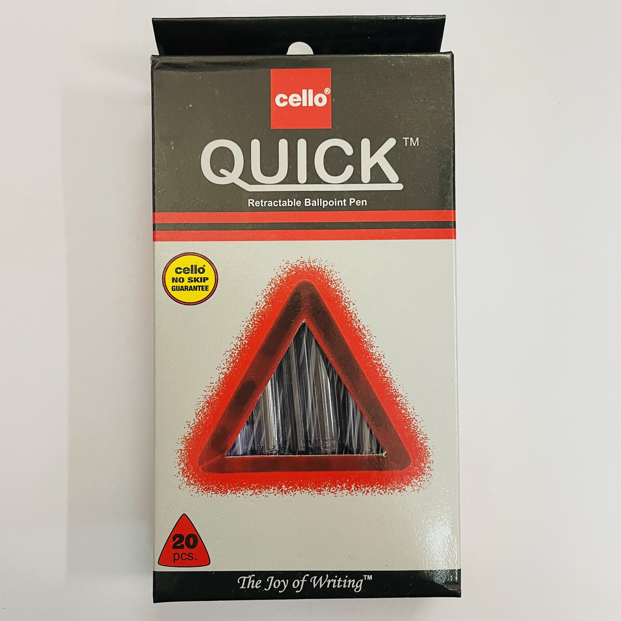 Bút bi ngòi 0,7mm mực xanh đen đỏ Cello Quick