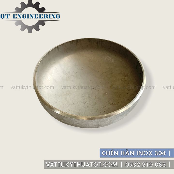 Chén Hàn Inox 304 (SCH10) - Phi 60,76,90,114,141mm - VATTUKYTHUATQT.COM