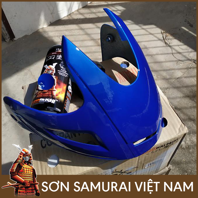 Sơn samurai xanh - Chai sơn màu xanh H139 sơn xịt samurai