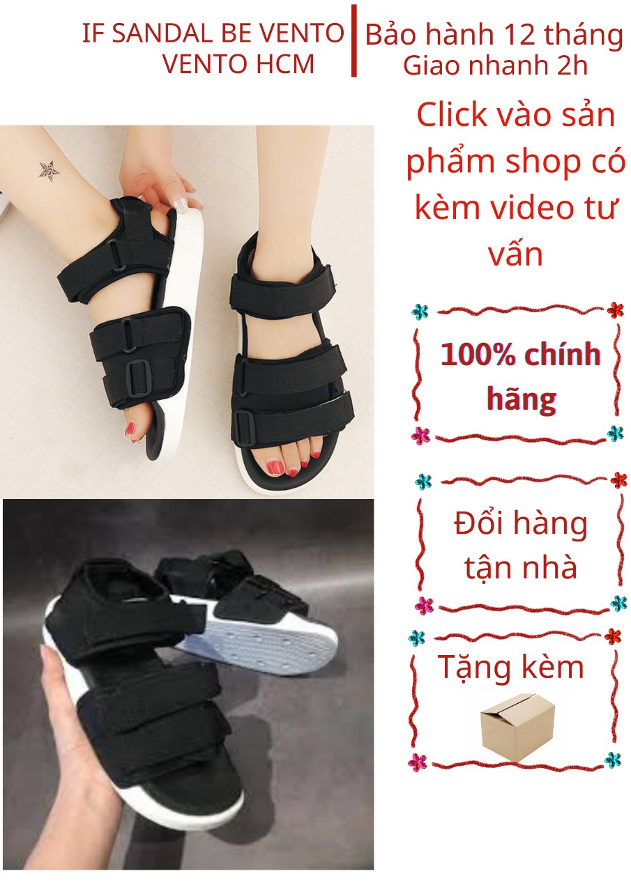 [HCM]Giày sandal Nữ VENTO đế cao 3cm kiểu uzzlang NV1019