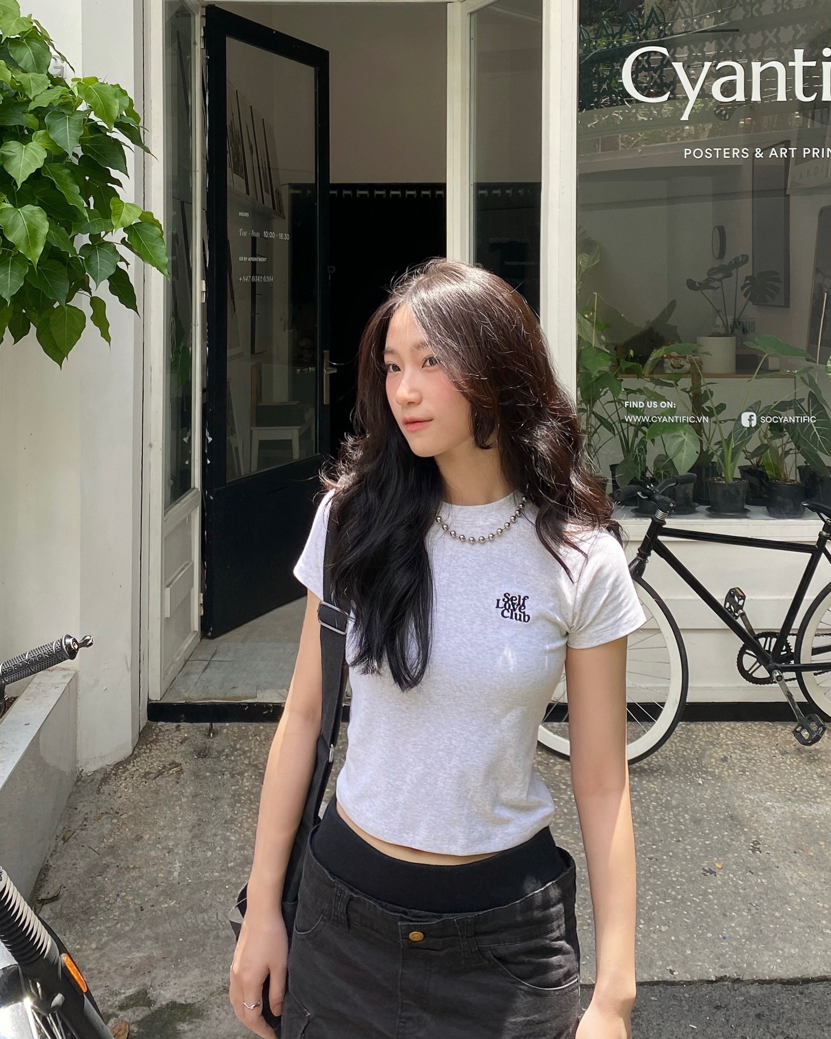 Áo croptop ôm SLC borip basic