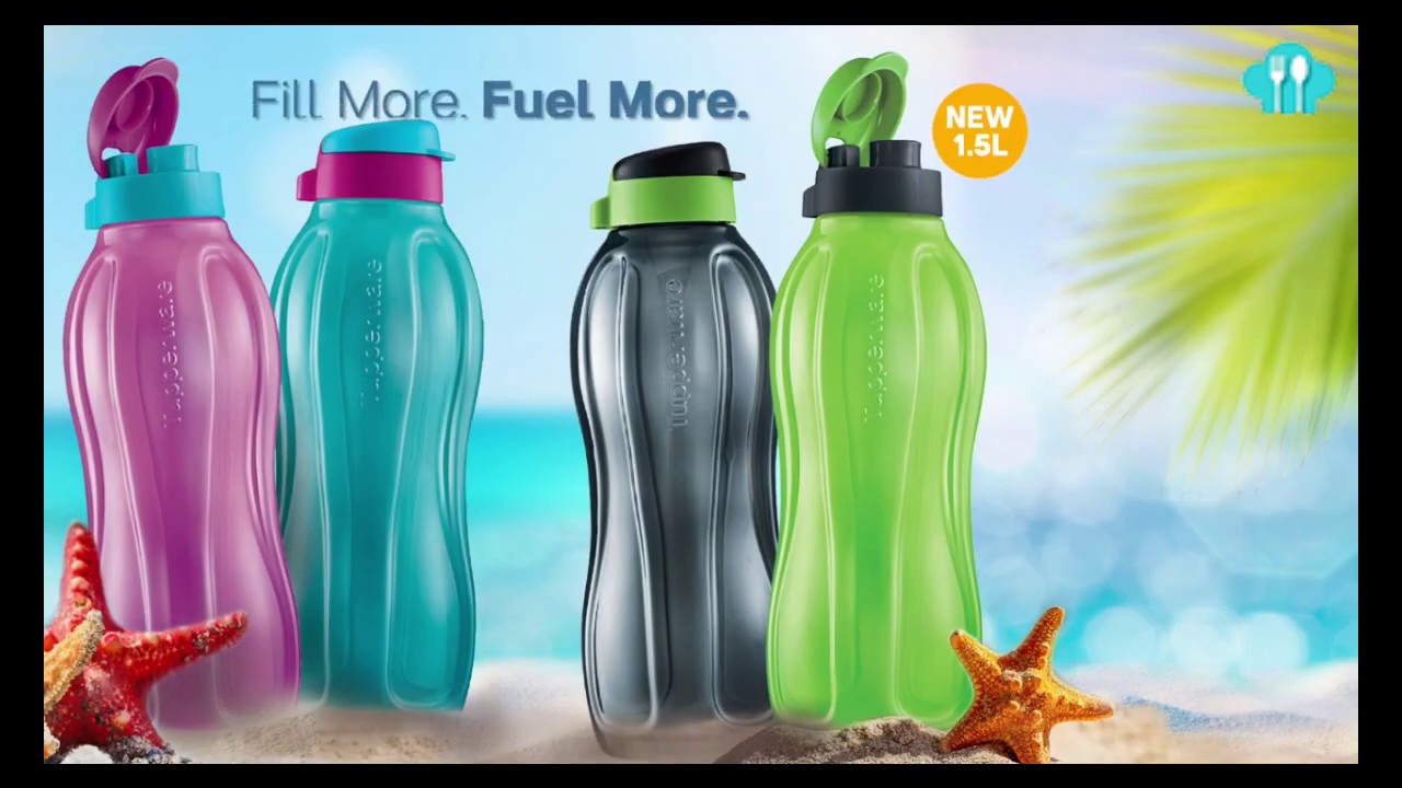 Bình nước Tupperware Eco Bottle nhiều dung tích tùy chọn