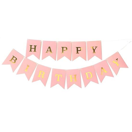 Dây chữ happy birthday bằng giấy