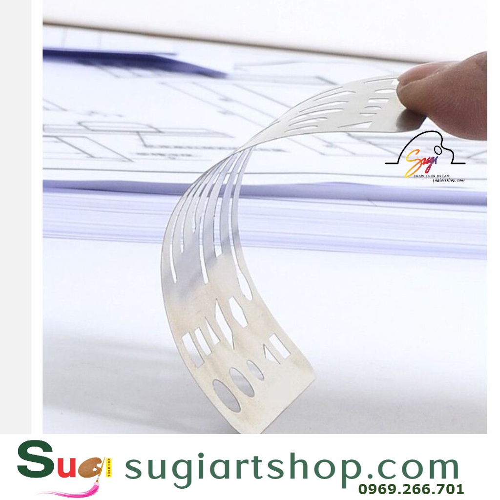 Thước Che Tẩy - Erasing Shield - Thước Chắn tẩy