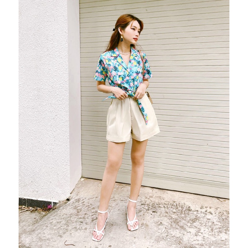 Quần Short Kaki Lật Lai - QS22005 - BlazerSaigon